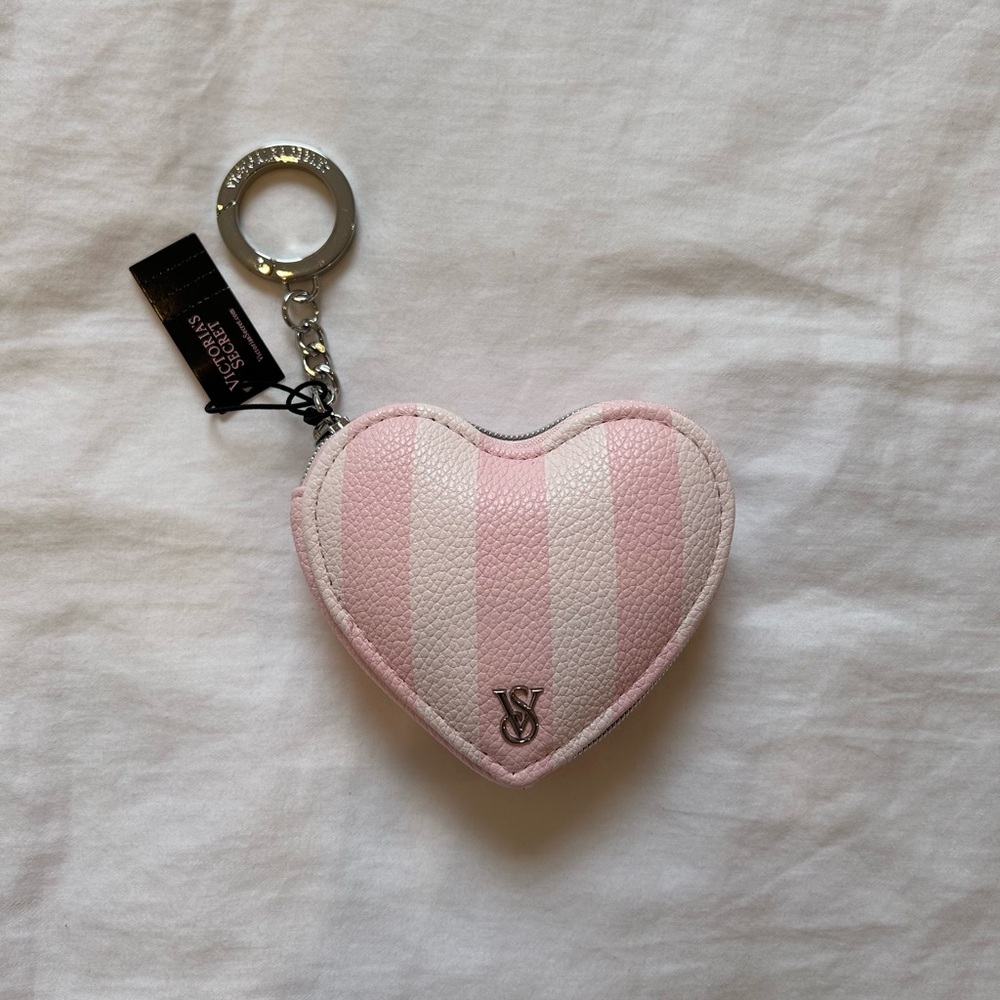 Victoria’s Secret Heart Coin Purse Keychain